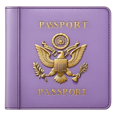 Pale Purple passport sticker