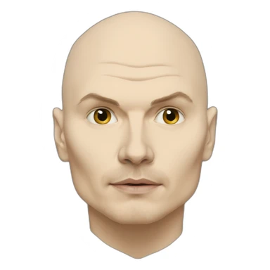 Billy corgan looking up sticker