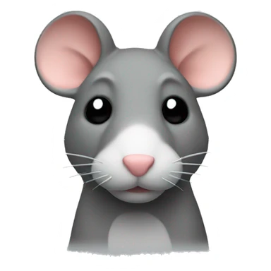 Rat glass sticker