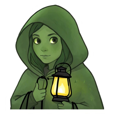 haunting gaze of freckled girl sticker