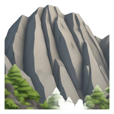 a mountain sticker