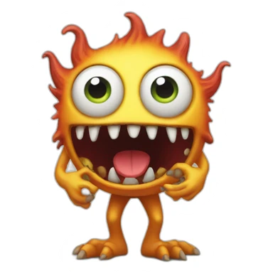 panic monster sticker