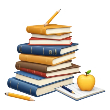 Lots of homework piled up sticker