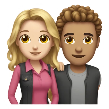 Me and my new girlfriend  sticker