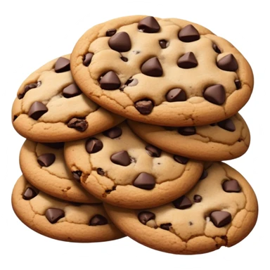 Caca avec un cookie sticker