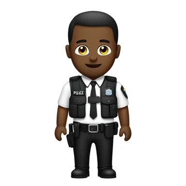 black police man bullet proof vest helmut lang sticker