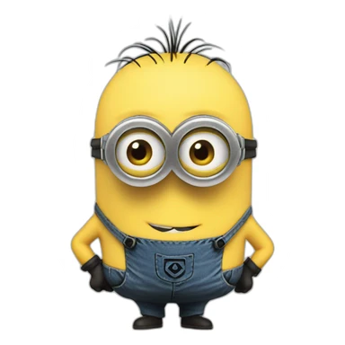 Minion showing great sticker