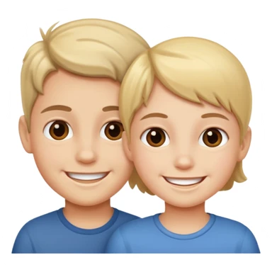 İkiz çocuk sticker