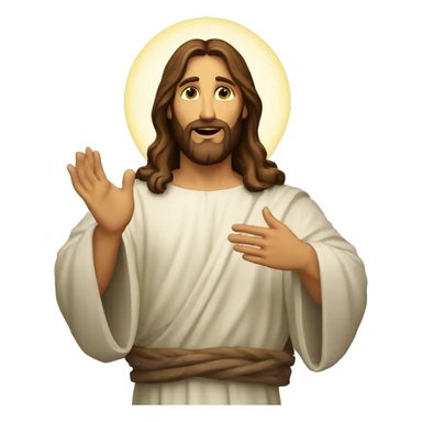 Jesucristo con las manos atadas sticker