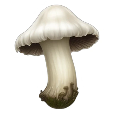shaggy ink cap sticker