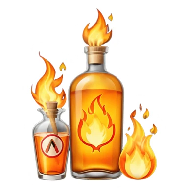 Cocktail molotov sticker