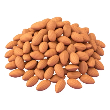 almonds in a pile sticker