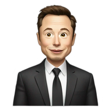 Elon musk likes monkey sticker
