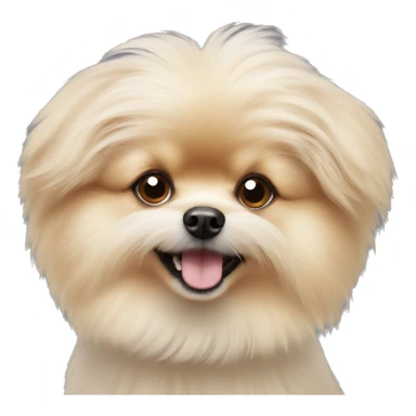 pomeranian poodle sticker