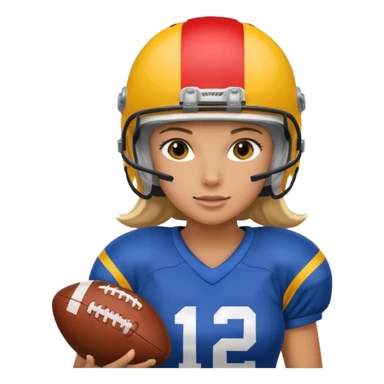 Football Players, Female player sticker