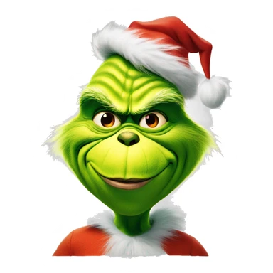 The grinch from the original 1966 film sticker