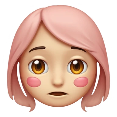 Create a shyness imoji sticker