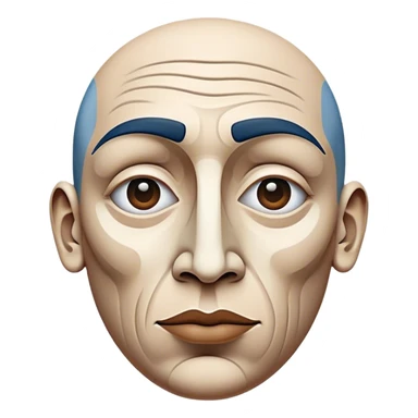 Cinematic Realistic Picasso Pop Culture Emoji, depicted with a creative, abstract representation inspired by the legendary artist rendered with bold textures and dynamic, artistic lighting. sticker