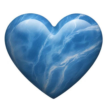 Blue Marble Heart sticker