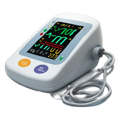 Blood pressure monitor in an intensive care unit  sticker