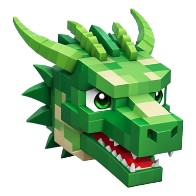 Minecraft dragon head sticker