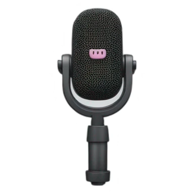 podcast microphone sticker
