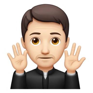 make a little finger emoji sticker