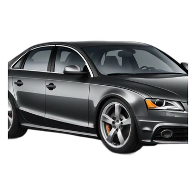 Black Lowered audi b8 a4 sticker