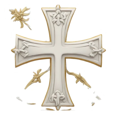 Orthodox cross sticker