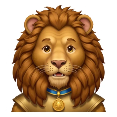 The Cowardly Lion from the Wizard of Oz sticker