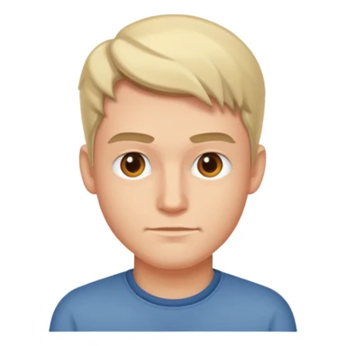 A dude side eyeing sticker