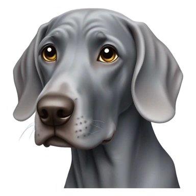 blue and silver weimaraners sticker