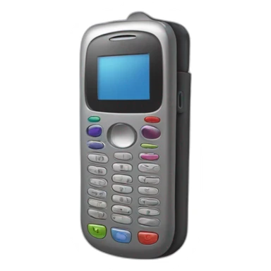 2000s Flip-phone clamshell design sticker