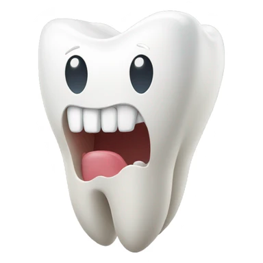 3d tooth sticker