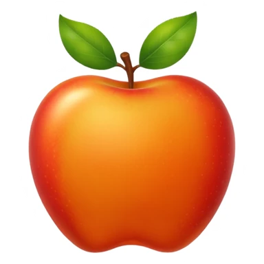 Orange, Apricot, Apple Fruit sticker