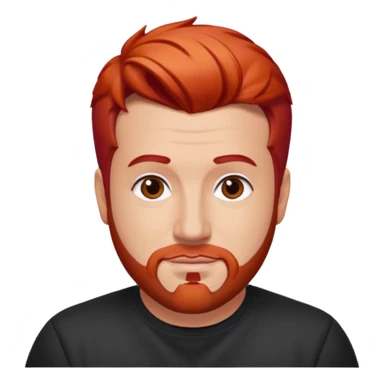 Joey Fatone with red hair sticker