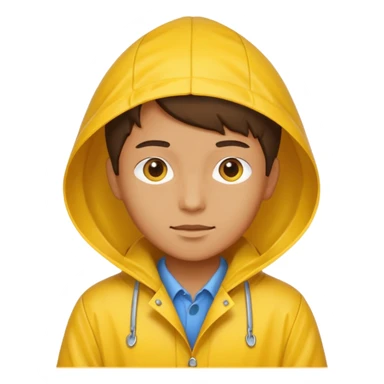 open Raincoat Pedestrian  sticker
