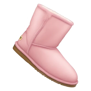 light pink uggs sticker