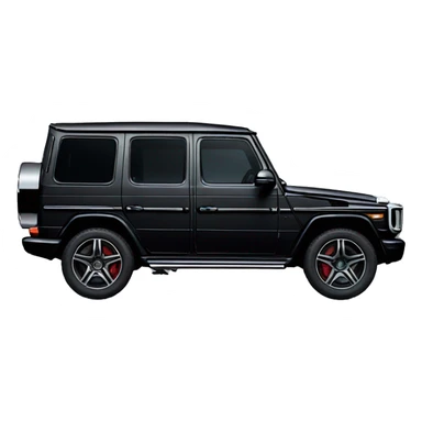 Black Mercedes g wagon sticker