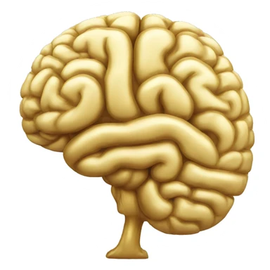 apple golden brain sticker