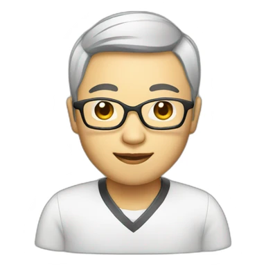 chinese entrepreneur on laptop  sticker