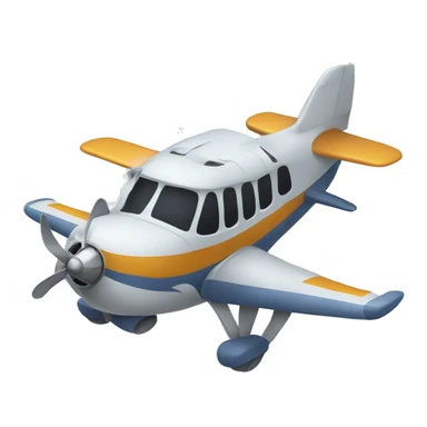 Cat flying a plane sticker