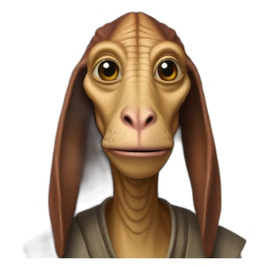 jar jar binks sticker