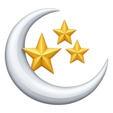 Symbole sobre lune et étoile algerie sticker