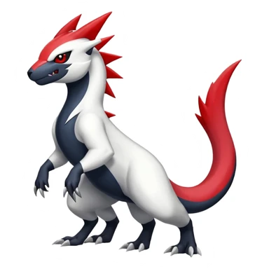 Absol-Salandit-Zangoose-Fusion (full body) sticker