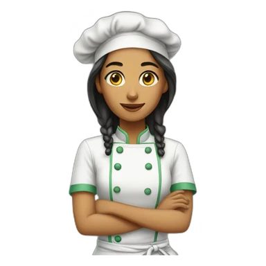 Femme qui cuisine sticker