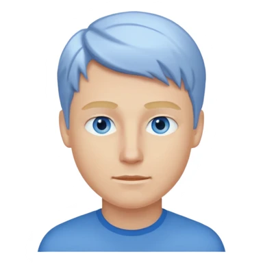 Nick Byrne blue eyes, blonde hair sticker