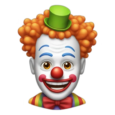 clown startup sticker