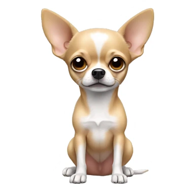 Chihuahua of poor color, boy sticker