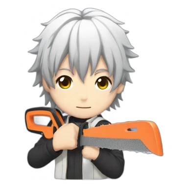 Chainsaw man anime sticker